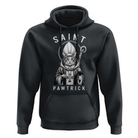 Funny St Patrick's Day Cat Hoodie Saint Pawtrick
