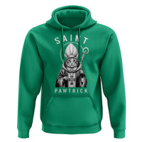 Funny St Patrick's Day Cat Hoodie Saint Pawtrick