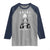 Funny St Patrick's Day Cat Raglan Shirt Saint Pawtrick
