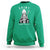 Funny St Patrick's Day Cat Sweatshirt Saint Pawtrick