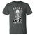 Funny St Patrick's Day Cat T Shirt Saint Pawtrick