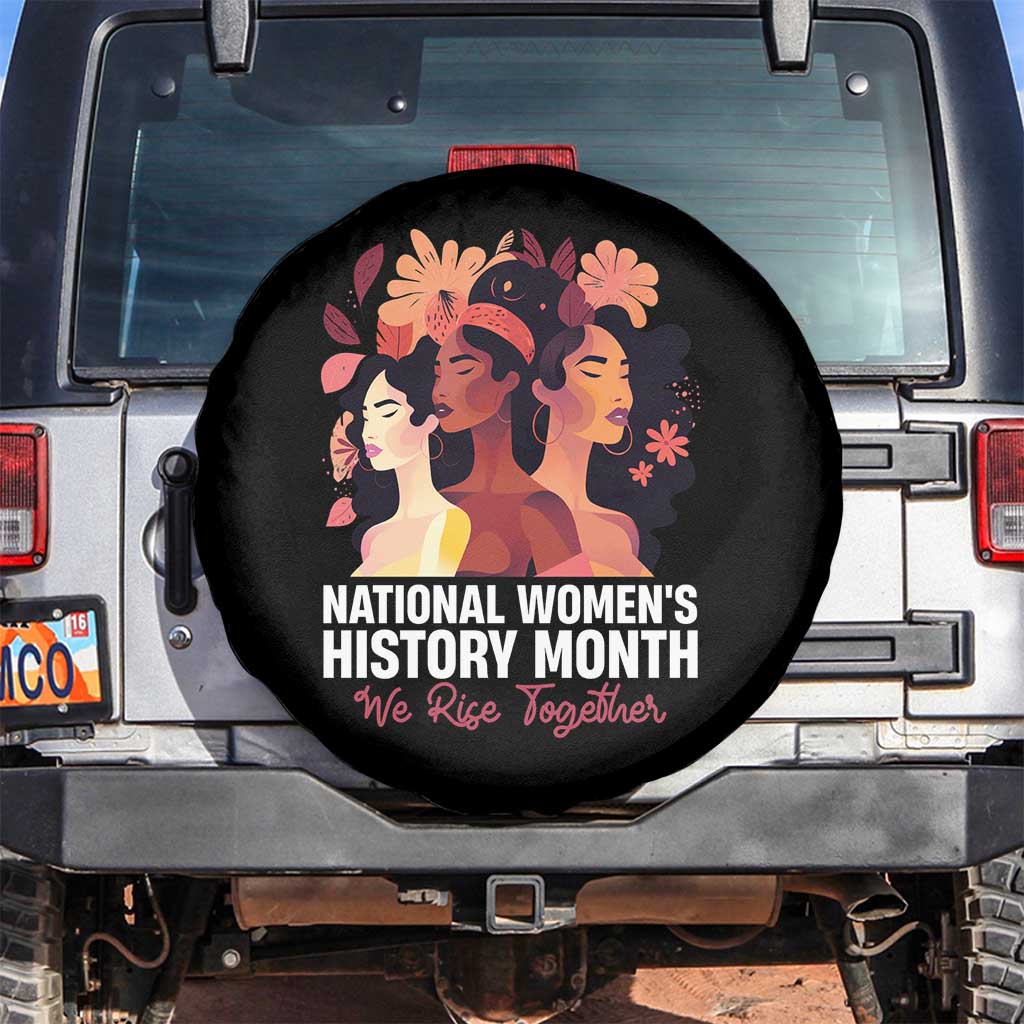 National Women's History Month We Rise Together Spare Tire Cover