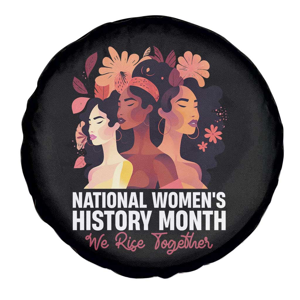 National Women's History Month We Rise Together Spare Tire Cover