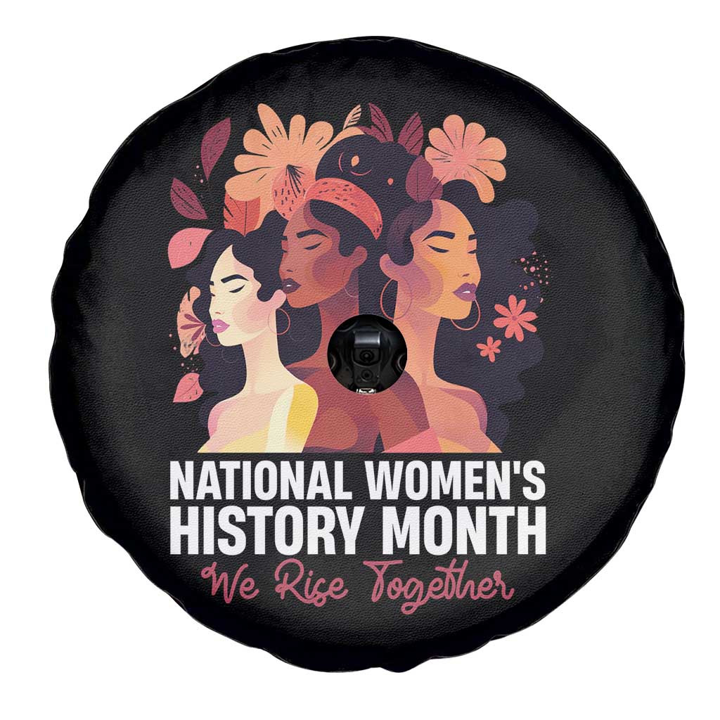 National Women's History Month We Rise Together Spare Tire Cover