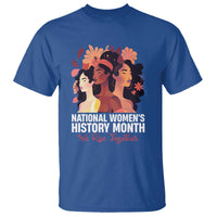National Women's History Month We Rise Together T Shirt