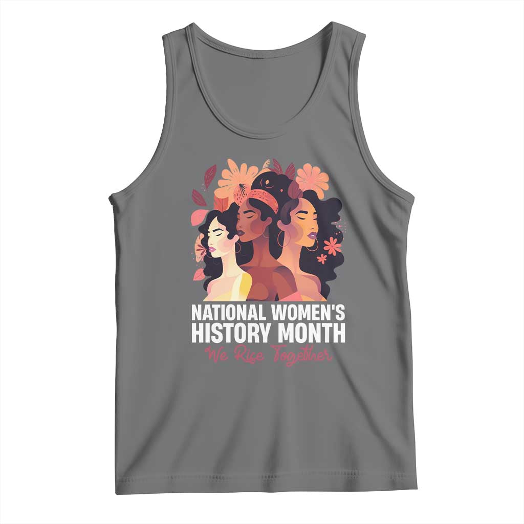 National Women's History Month We Rise Together Tank Top