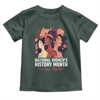 National Women's History Month We Rise Together Toddler T Shirt