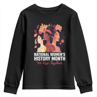 National Women's History Month We Rise Together Youth Sweatshirt
