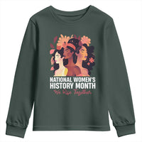 National Women's History Month We Rise Together Youth Sweatshirt