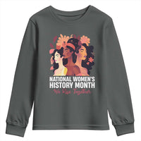 National Women's History Month We Rise Together Youth Sweatshirt