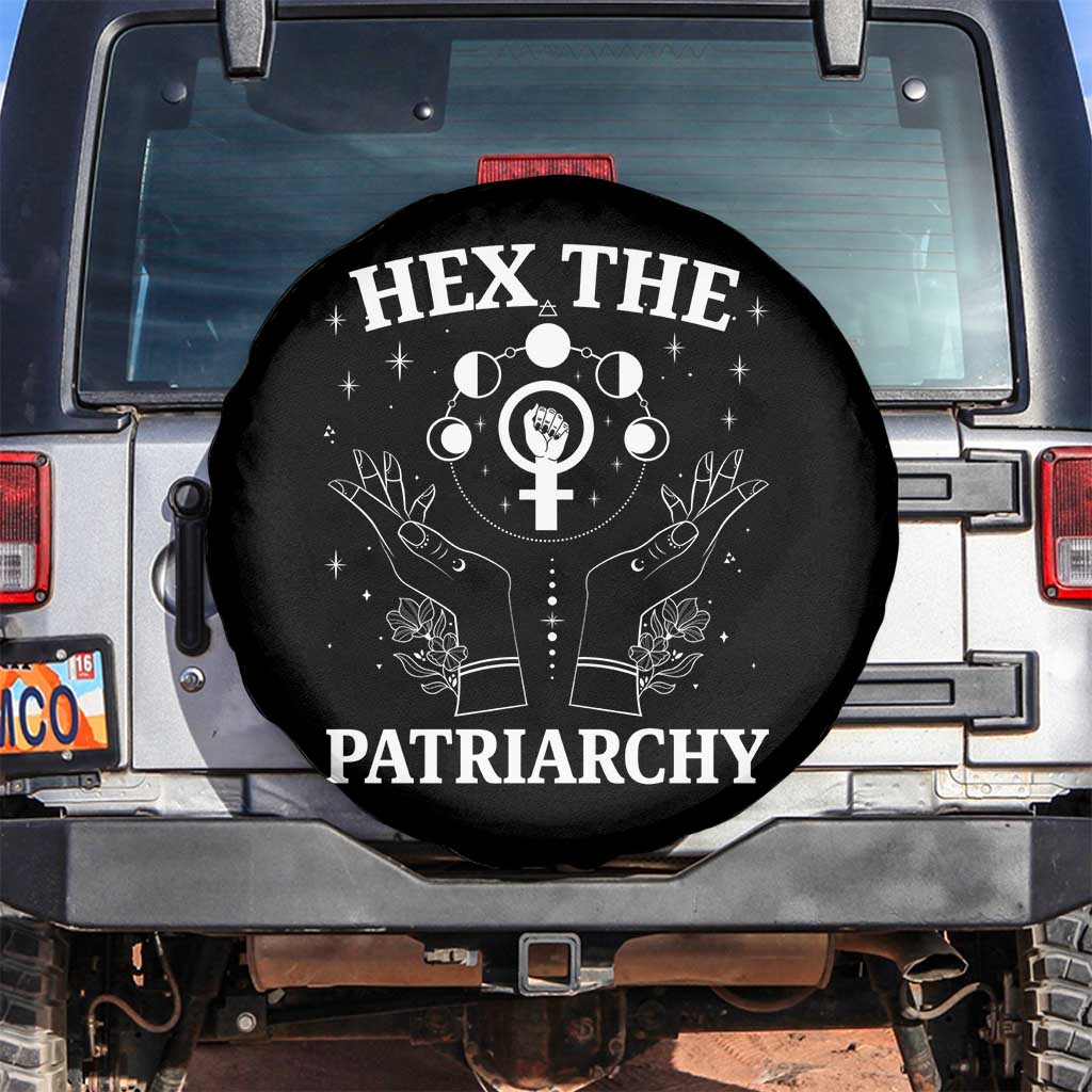 Hex The Patriarchy Spare Tire Cover Feminist Witch Female Symbol