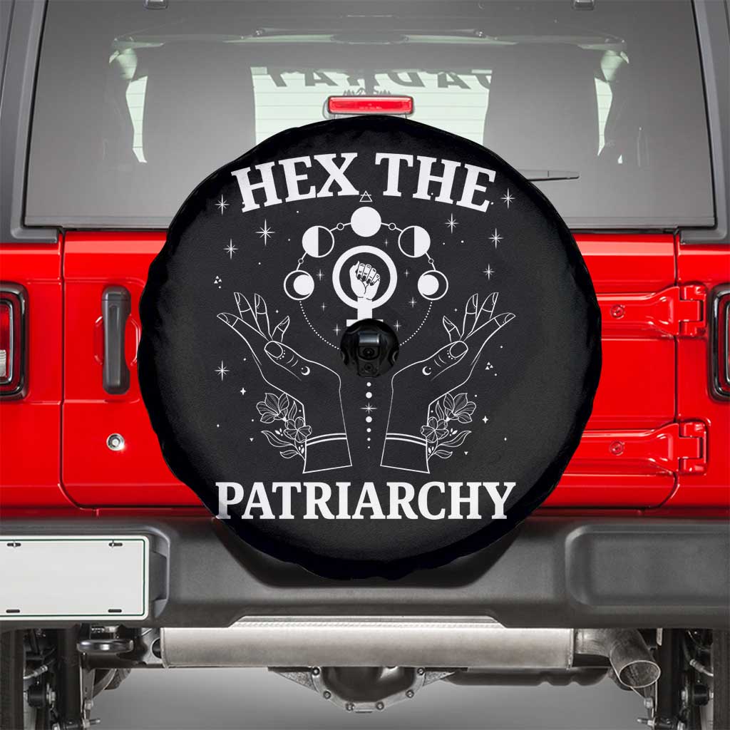 Hex The Patriarchy Spare Tire Cover Feminist Witch Female Symbol