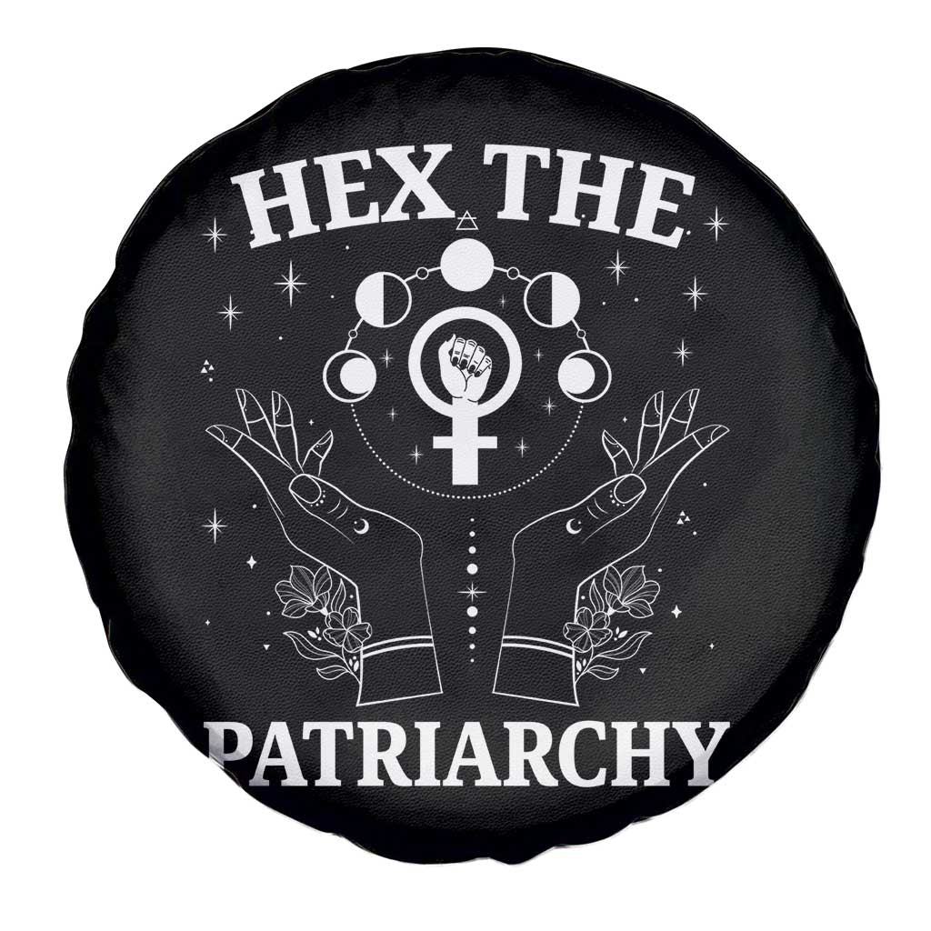 Hex The Patriarchy Spare Tire Cover Feminist Witch Female Symbol