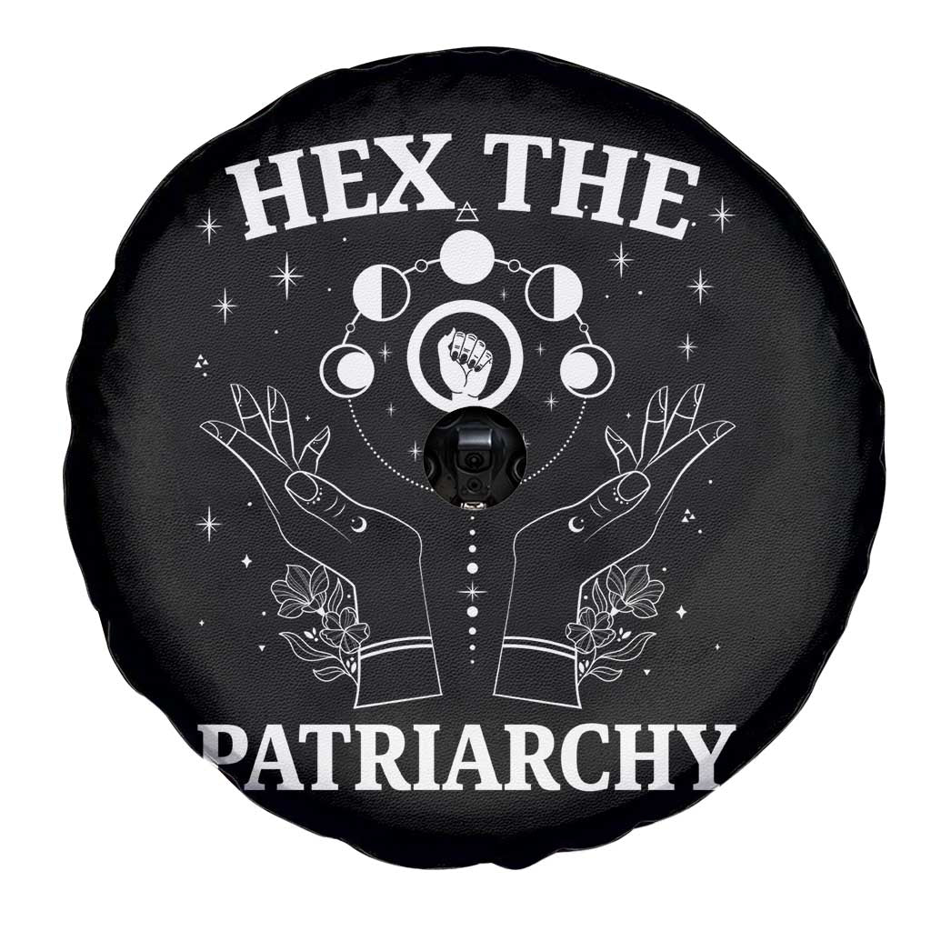 Hex The Patriarchy Spare Tire Cover Feminist Witch Female Symbol