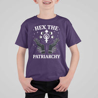 Hex The Patriarchy T Shirt For Kid Feminist Witch Female Symbol