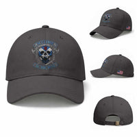 Funny Scottish Viking Baseball Cap Scottish To The Bone Vintage Scottish Lion Rampant Flag Skull