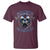 Funny Scottish Viking T Shirt Scottish To The Bone Vintage Scottish Lion Rampant Flag Skull