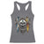 Scottish Warrior Racerback Tank Top Vintage Skull Celtic Cross Scottish Lion Rampant Flag