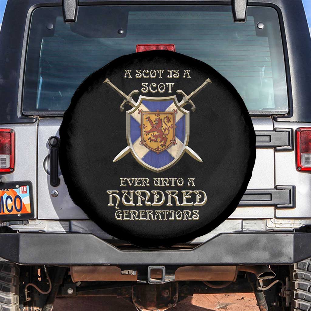 A Scot Is A Scot Even Unto A Hundred Generation Spare Tire Cover Scottish Pride
