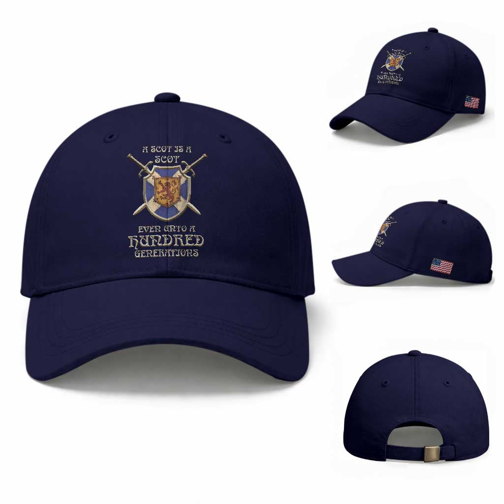 A Scot Is A Scot Even Unto A Hundred Generation Baseball Cap Scottish Pride
