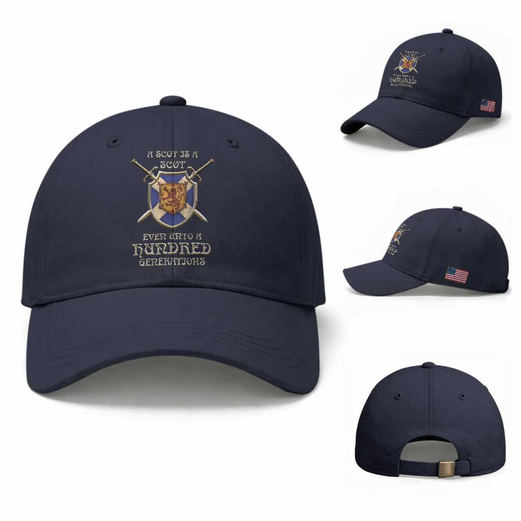 A Scot Is A Scot Even Unto A Hundred Generation Baseball Cap Scottish Pride