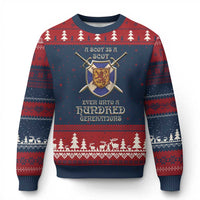 A Scot Is A Scot Even Unto A Hundred Generation Ugly Christmas Sweater Scottish Pride - Wonder Print Shop