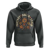 Funny Foxtrot Delta Tango Hoodie Vintage Floral Retro Groovy