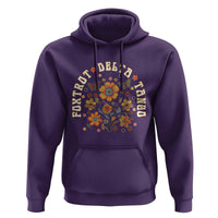 Funny Foxtrot Delta Tango Hoodie Vintage Floral Retro Groovy