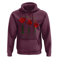 Funny Foxtrot Delta Tango Hoodie Vintage Rose Flowers Butterfly