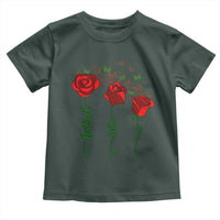 Funny Foxtrot Delta Tango Toddler T Shirt Vintage Rose Flowers Butterfly