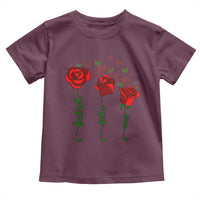 Funny Foxtrot Delta Tango Toddler T Shirt Vintage Rose Flowers Butterfly