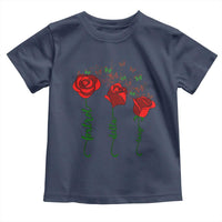 Funny Foxtrot Delta Tango Toddler T Shirt Vintage Rose Flowers Butterfly
