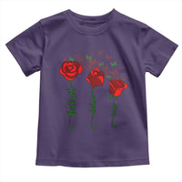 Funny Foxtrot Delta Tango Toddler T Shirt Vintage Rose Flowers Butterfly
