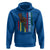 Dope Black Dad Hoodie Vintage American Flag Fist Bump