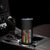 Dope Black Dad Skinny Tumbler Vintage American Flag Fist Bump