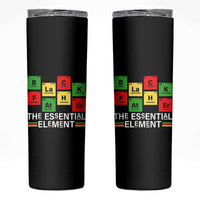 Black Father The Essential Element Skinny Tumbler Father's Day Juneteenth Chemistry Periodic Table