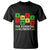 Black Father The Essential Element T Shirt Father's Day Juneteenth Chemistry Periodic Table