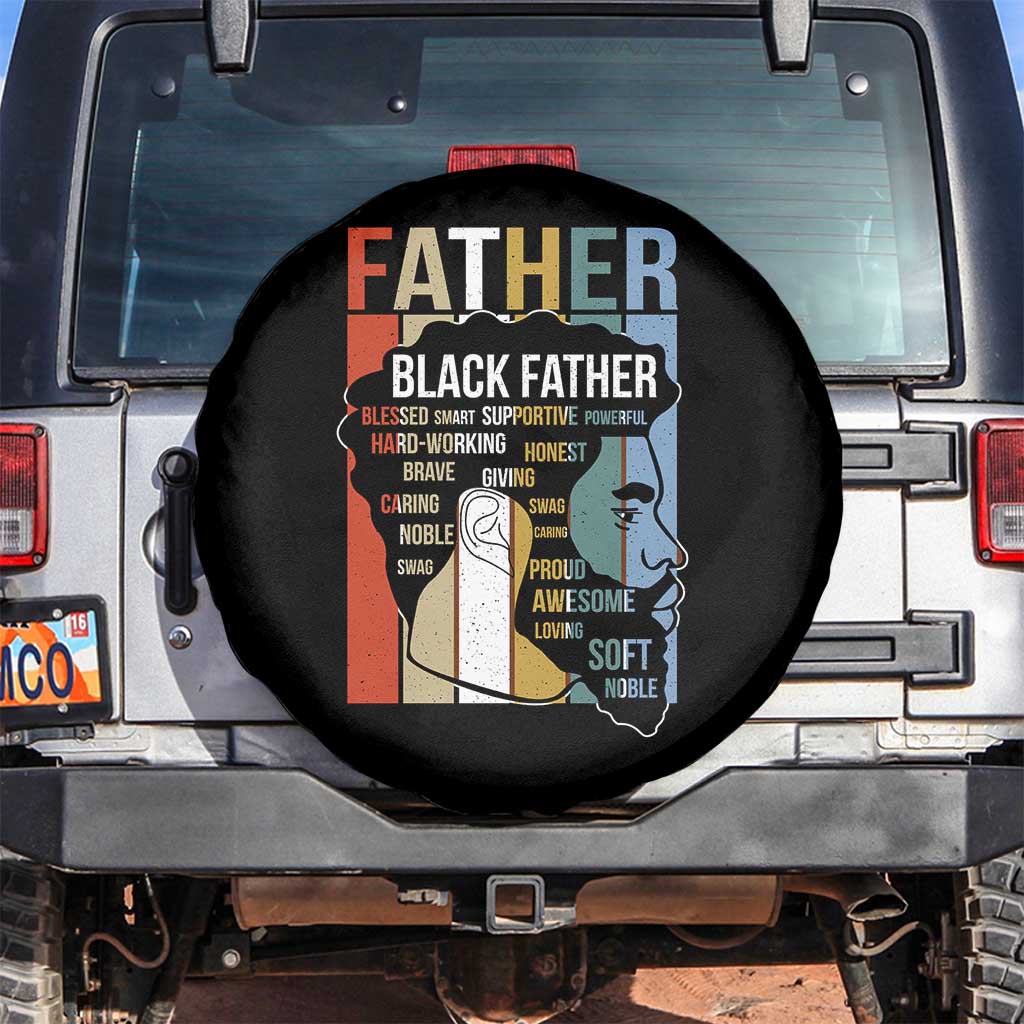 African American Black Father Spare Tire Cover Fathers Day Juneteenth