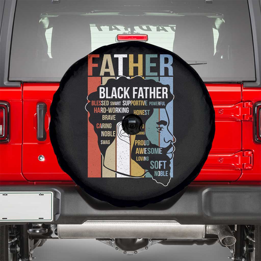 African American Black Father Spare Tire Cover Fathers Day Juneteenth