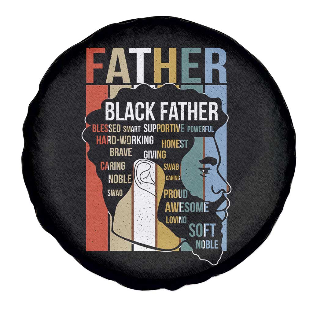 African American Black Father Spare Tire Cover Fathers Day Juneteenth