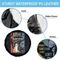 African American Black Father Spare Tire Cover Fathers Day Juneteenth