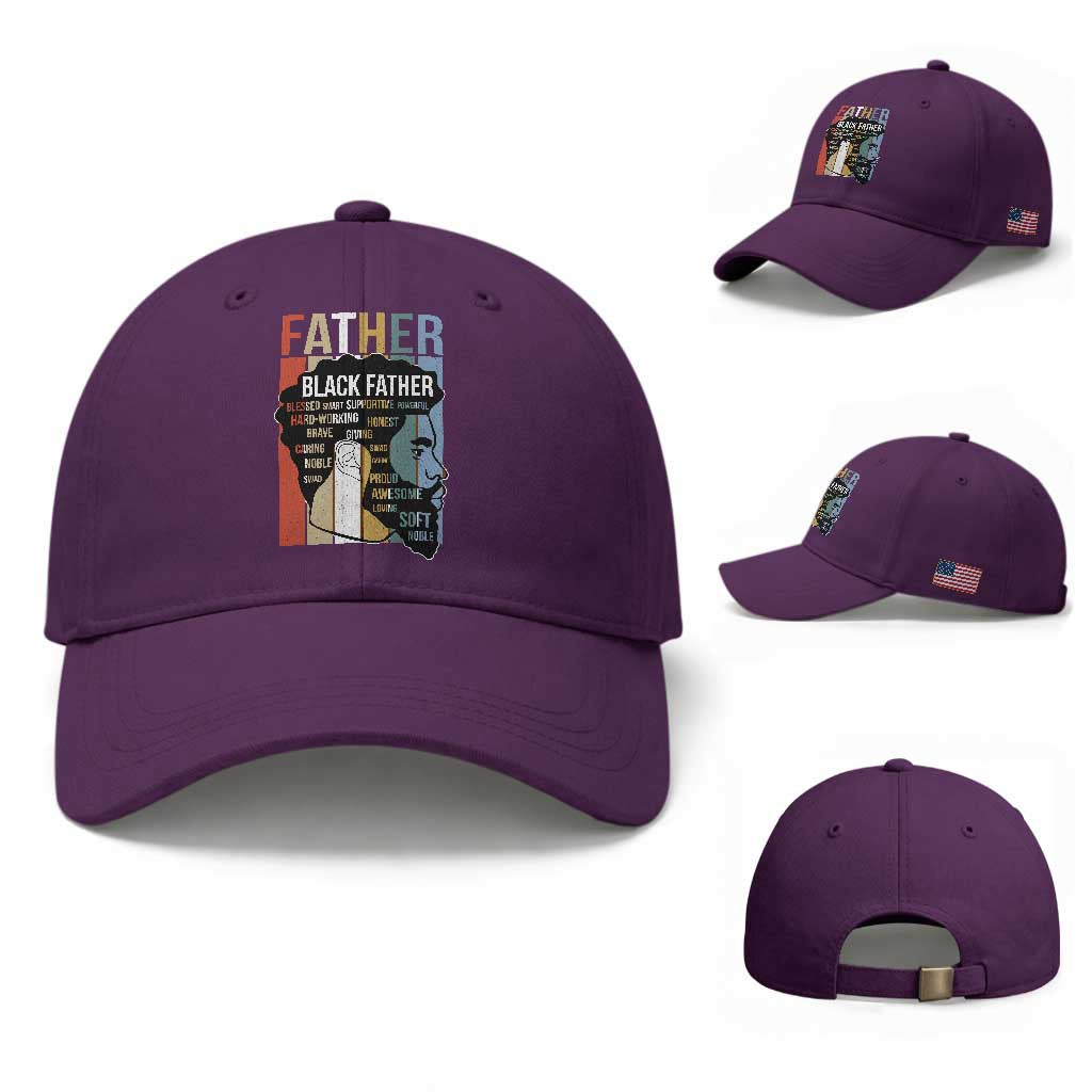 African American Black Father Baseball Cap Fathers Day Juneteenth