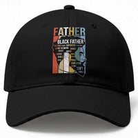 African American Black Father Baseball Cap Fathers Day Juneteenth
