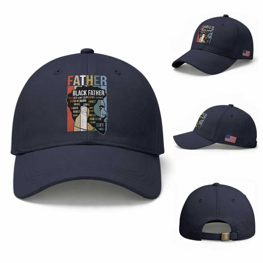 African American Black Father Baseball Cap Fathers Day Juneteenth
