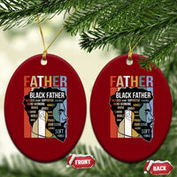 African American Black Father Ceramic Ornament Fathers Day Juneteenth