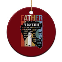 African American Black Father Ceramic Ornament Fathers Day Juneteenth