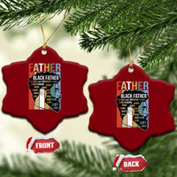 African American Black Father Ceramic Ornament Fathers Day Juneteenth