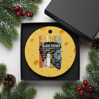 African American Black Father Ceramic Ornament Fathers Day Juneteenth