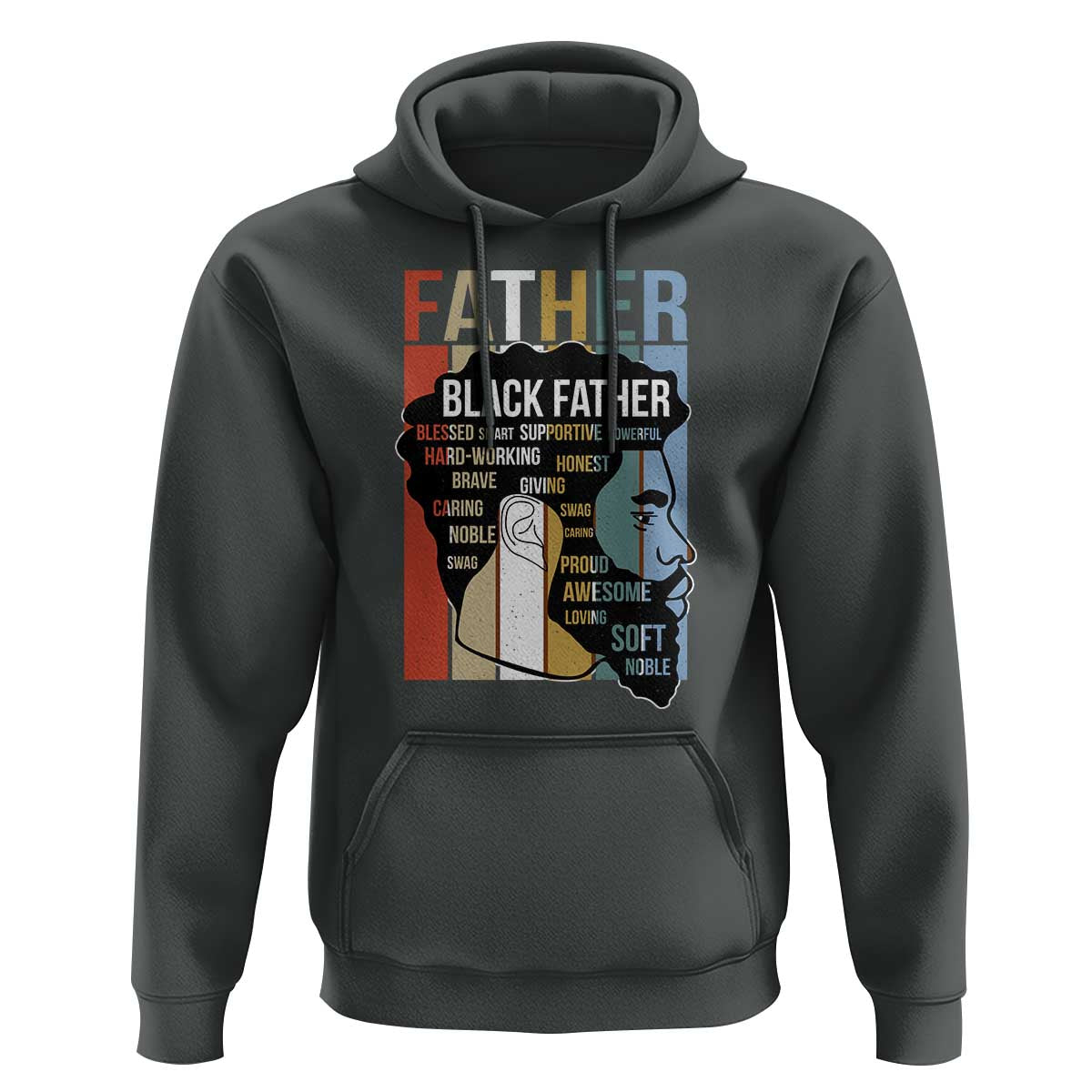 African American Black Father Hoodie Fathers Day Juneteenth