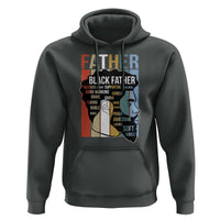 African American Black Father Hoodie Fathers Day Juneteenth